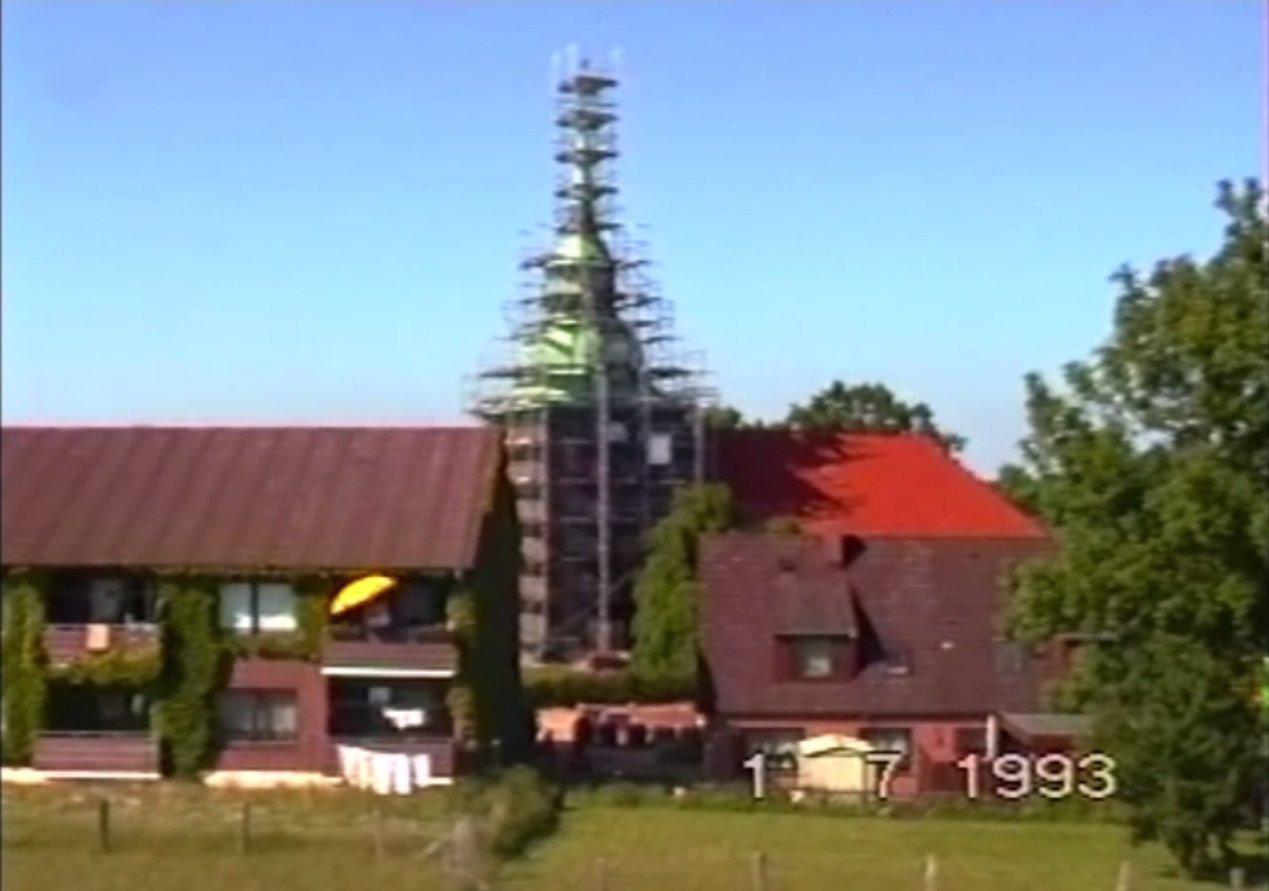 Blick vom Kirchturm 1993