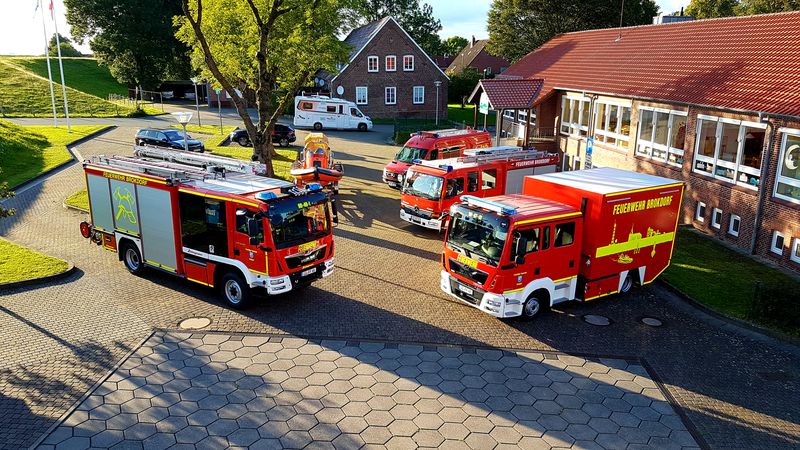 Fahrzeugeinweihung Feuerwehr Brokdorf