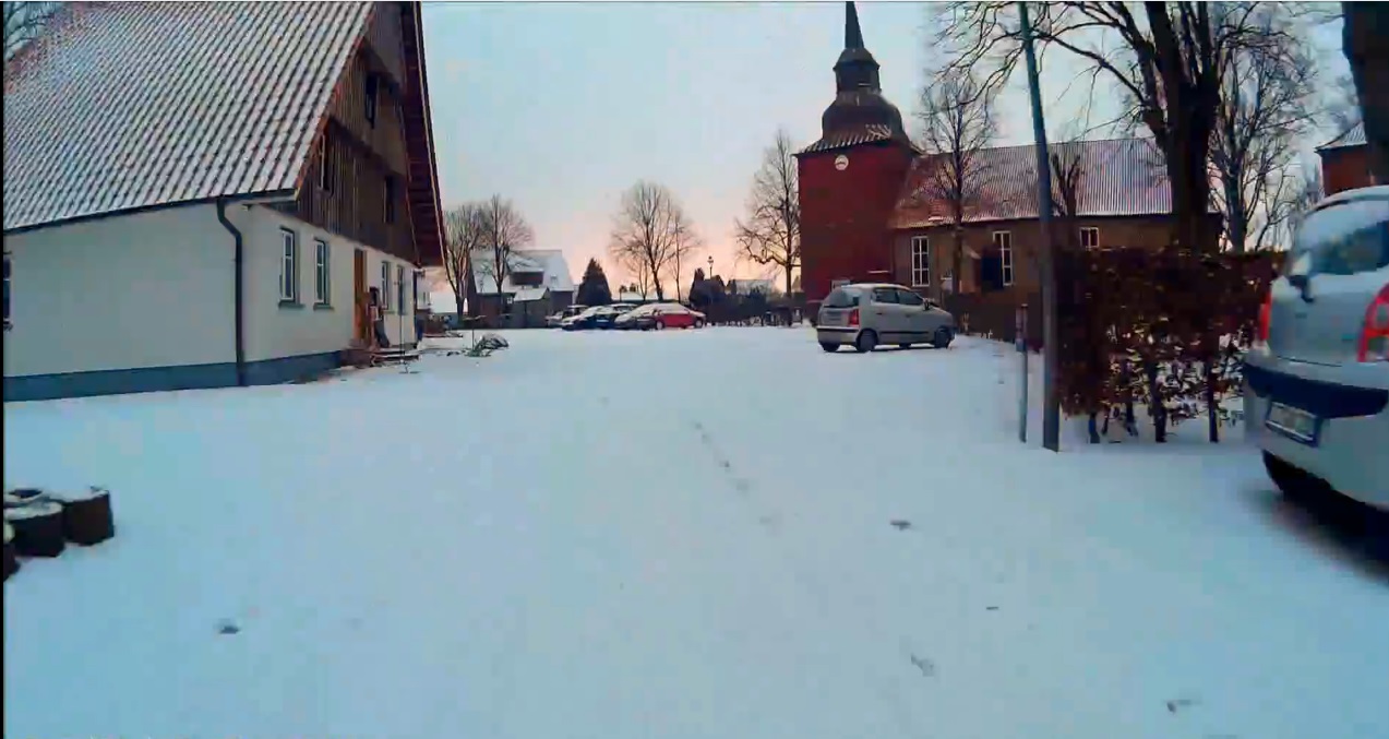Brokdorf im Winter - Video