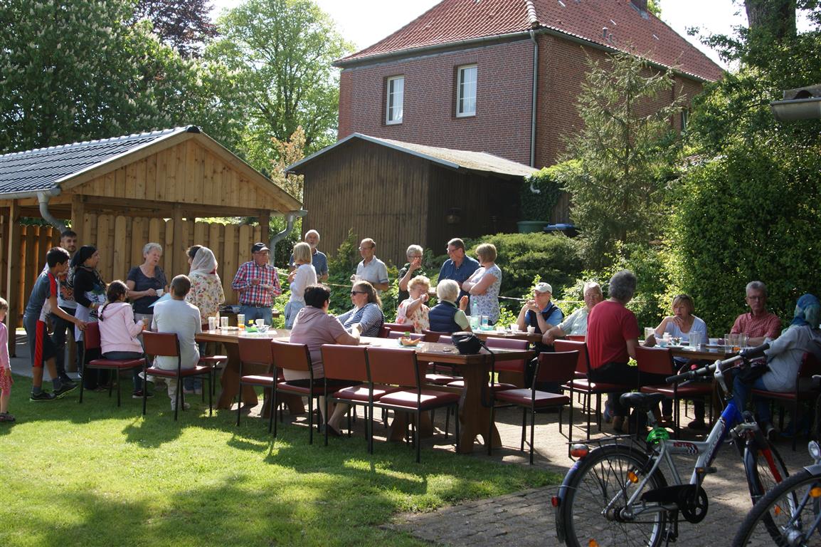 Toller Nachmittag mit den Flüchtlingen