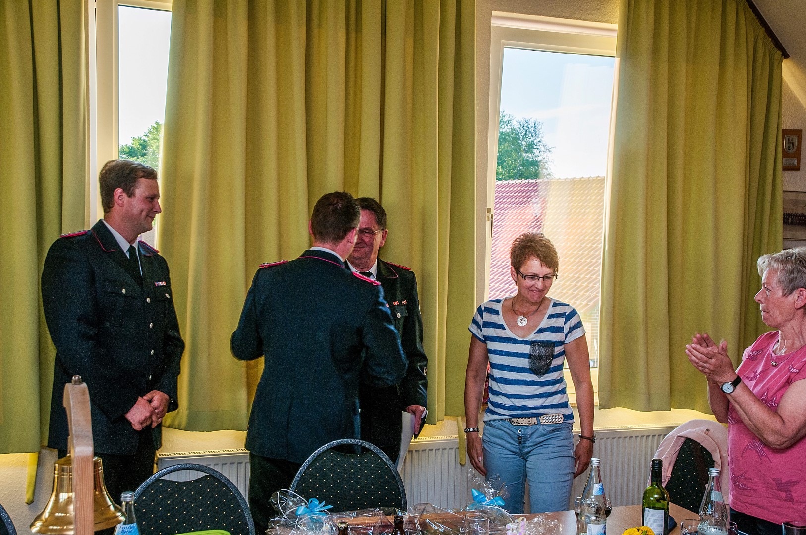 Freiwillige Feuerwehr Brokdorf Verabschiedung Thorsten & Jörg