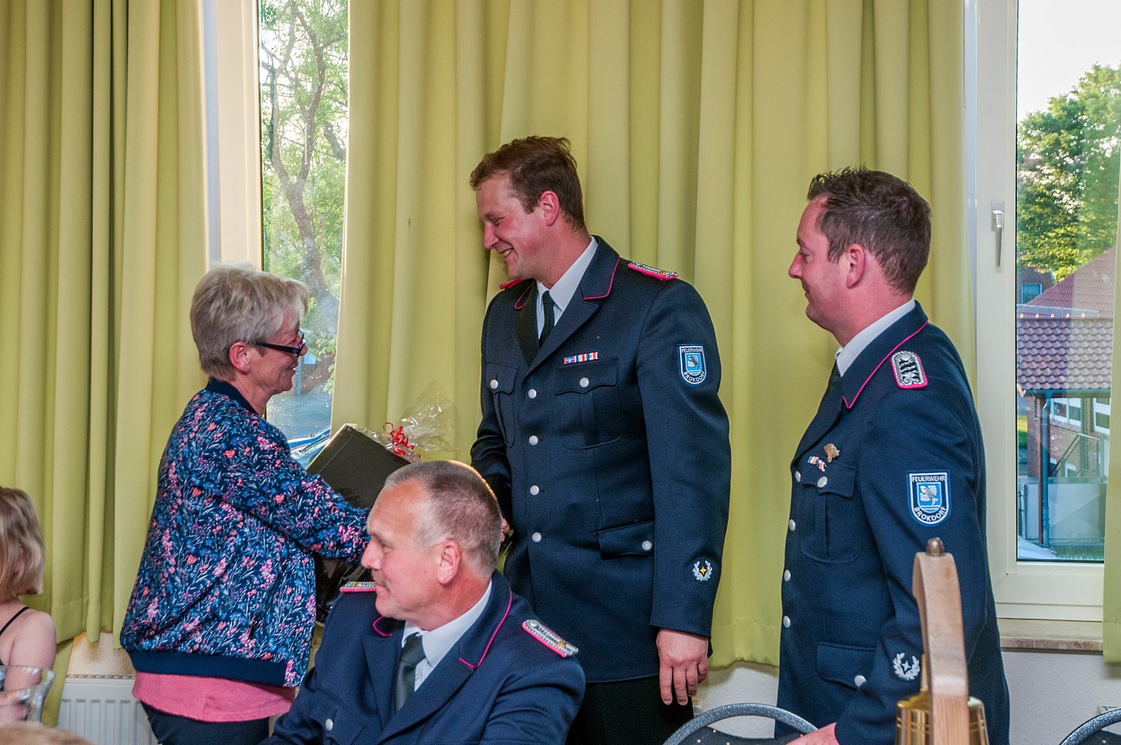 Freiwillige Feuerwehr Brokdorf Verabschiedung Thorsten & Jörg