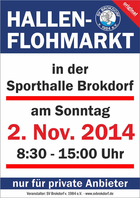 Hallenflohmarkt SVB 2014