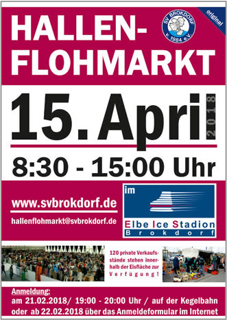 Hallen-Flohmarkt im EIS Brokdorf 2018