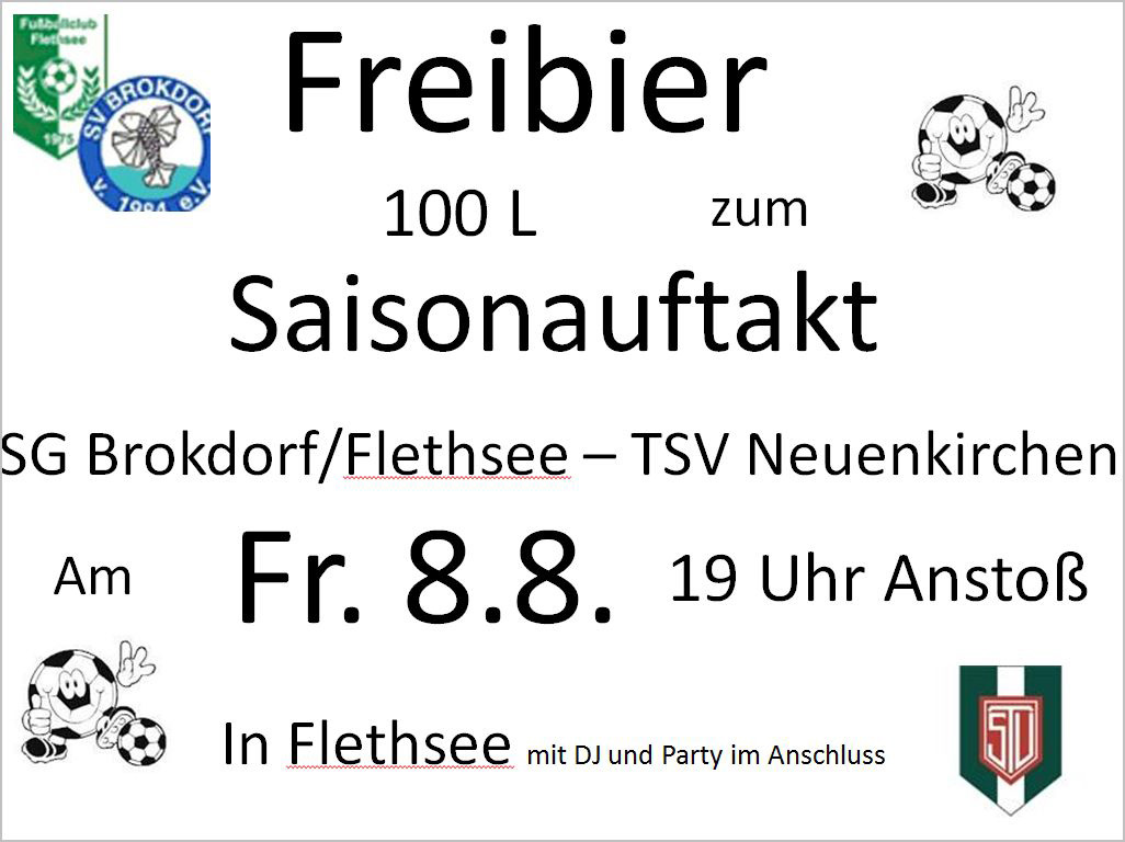 Saisonauftakt Herren SG Brokdorf/Flethsee
