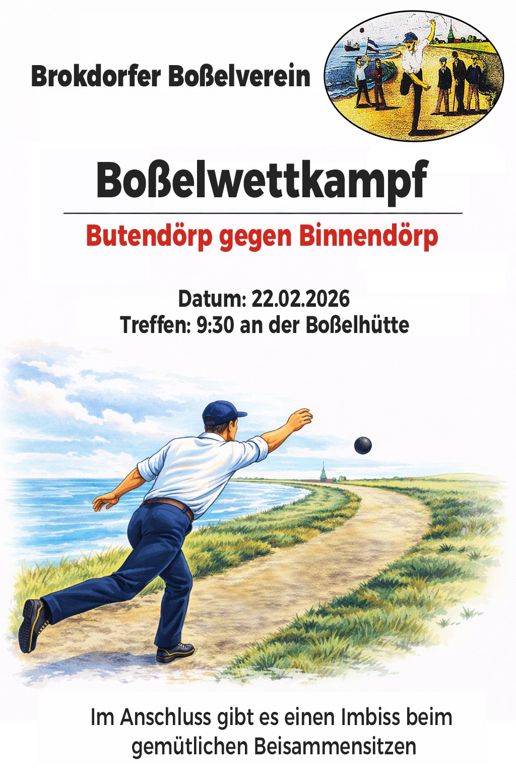 Boßeln: Butendörp - Binnendörp