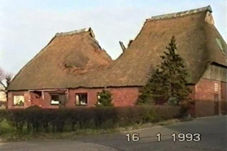 Brokdorf nach einem Sturm 1993